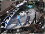 Beatles Abby Road painted on Harley Davidson Gas tank.